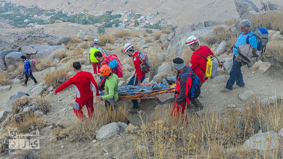 سقوط مرگبار بانوی کوهنورد در ارتفاعات برفخانه طزرجان